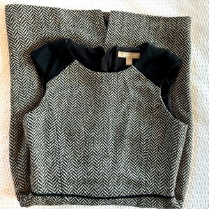 Wool herringbone Banana Republic dress